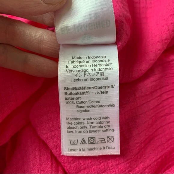 J. Crew Pink Sleeveless Swimsuit Cover Up Size X-Small - Picture 7 of 10